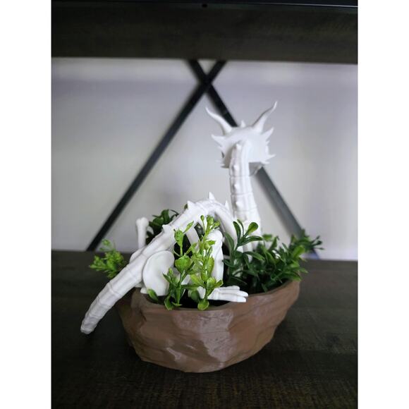 Dragon Skeleton Planter or Crystal Dish 3d Printed - Picture 4 of 7